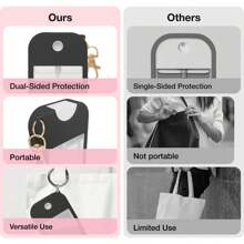 1 Pack Silicone Case Compatible With Touchland Hand Sanitizer Spray, Protective Case With Keychain For Power Mist And Glow Mist 1 Fl Oz, Hand Sanitizer Spray Accessory - Multicolor - View 5