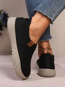 Fall/Winter Women's Casual Sneakers, Women's Flat Shoes, Women's Lightweight Breathable Non-Stuffy Shoes, Fashionable Student Shoes For All Seasons