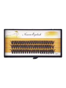 3 Rows 8-16mm, 60 Clusters False Eyelashes Natural Cross Wedding Party And Club Daily Work Meeting Natural False Eyelashes Are Comfortable To Wear Fairy Beginner Curling Planting False Eyelashes Cos Single Cluster Lazy Person Natural Fairy Single Cluster Little Devil Manga Curling False Eyelasheslash Clusters,Eyelash Clusters,Individual Eyelashes,Lashes,Fake Lashes - Black - View 9