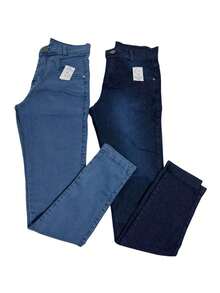 KIT 2 Men's Jeans, Boys' Jeans, Children's Jeans, Youth Jeans With Lycra, 8 To 16 Years Old - 彩色 - 查看 4