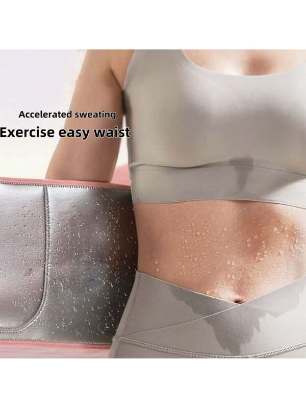 1pc Women Waist Trainer Belt, Waist Trimmer, Sauna Sweat Waist Cincher, Sports Waist Belt, Waist Shaper, Waist Slimming Belt, Abdominal Trainer