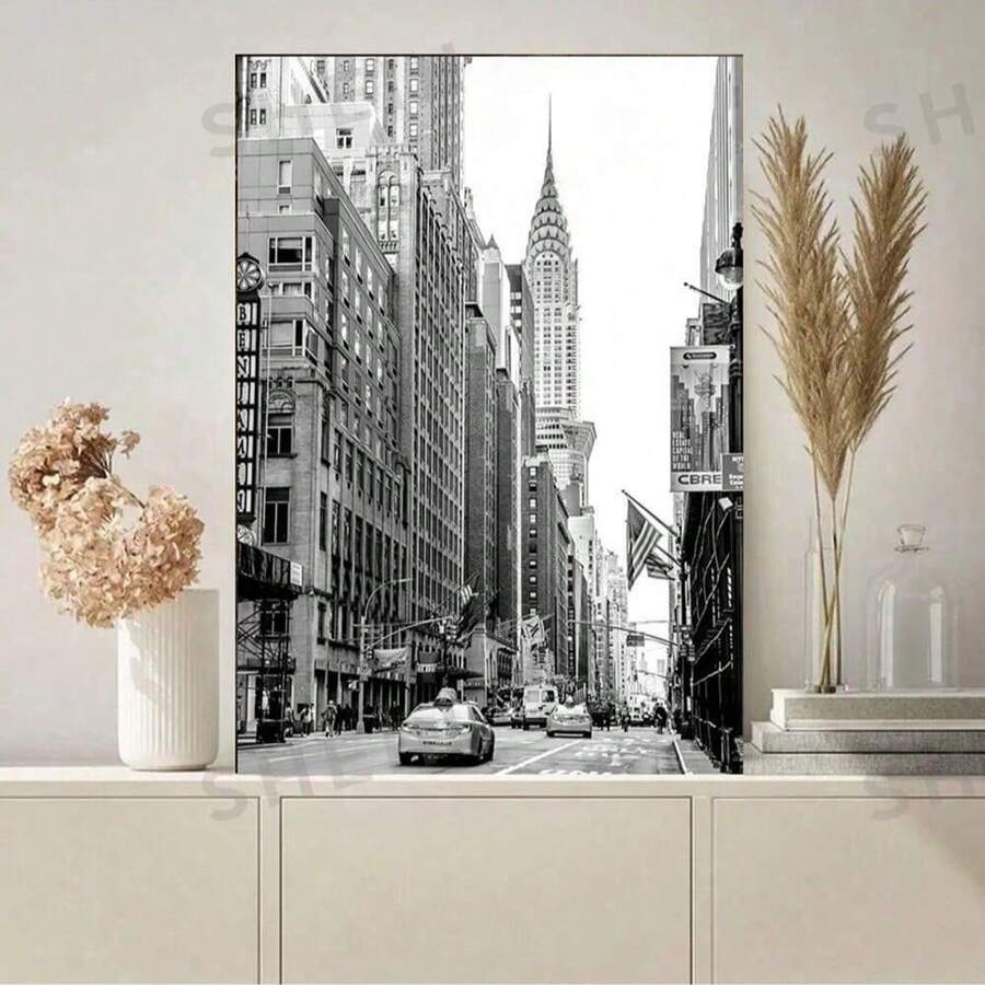 1 pezzo cartellone e stampe da parete, pittura su tela, decorazione per soggiorno, tema città di Parigi, bacio di ragazza in bianco e nero - Un senza cornice - Visualizzare 1