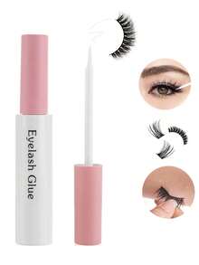 2pcs Eyelash Bonding And Sealing And Eyelash Glue 6ml Single Eyelash Glue Set Fixing Eyelash Extension Kit Makeup Tools Seal Super Strong Fixing DIY Eyelash Extension Waterproof Cluster Eyelash Glue White Clear