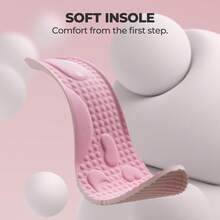 Women's Slip On Walking Shoes Hands Free Non-Slip Lightweight Gym Workout Casual Comfort Breathable Running Tennis SwiftSleek Fashion Sneakers - 粉色 - 查看 4