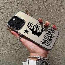 HellstarS Fashion Logo Case For IPhone 16, 15, 14, 13, 12, 11 Pro Max, X, XR, XS Max, 8, 7 Plus Drop Resistant Scrub Back Cover - 黑色 - 查看 4