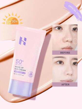 HOLIKA HOLIKA Makeup Sunscreen SPF50+ PA+++|Matte Tone Up|Light Pink Tone-Up That Sticks To The Skin||Creat Clear And Bright Skin|60ml(2.02fl.Oz) | K-Beauty,Korean Makeup