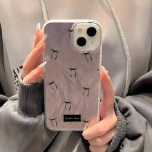 Ốp lưng bảo vệ thiết kế TPU cao cấp họa tiết đá giả màu hồng thanh lịch tương thích với Apple 16 PROMAX, Ốp lưng bảo vệ toàn diện chống rơi bằng acrylic tương thích với Apple 15/14/13P/12/11/7/8P/X/XR/XSMAX, Chống nước, chống sốc, chống trầy xước thời trang - Nhiều màu - Xem 3