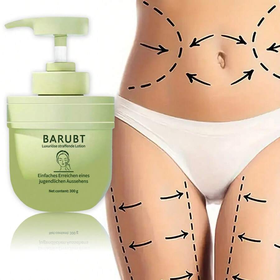 BARUBT 300克优质胶原蛋白紧致霜,全身使用 - 恢复弹性和光泽,紧致和提升肌肤,深层补水,使肤色更光滑、更柔嫩,安全可靠的配方,使面部肌肤焕发活力 - 薄荷綠 - 查看 1