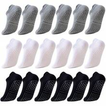 4 Pairs Women's Multicolor Non-Slip Yoga Socks With Gripping, Suitable For Pilates, Ballet, Fitness, Gripping Socks - Multicolor - View 52