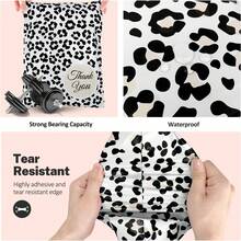 Leopard Print Poly Mailers,50Pcs Shipping Bags 14.5 X 19 Thank You Print, Fashionable & Durable, For Express Delivery,  Plastic Mailing Bags,Logistics Shipping Package Back To School - Cheetah Claw - View 2