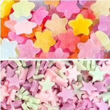 Star-Shaped And Semi-Circular Small Cavity Silicone Molds, Suitable For Candies, Chocolates, Ice Cubes, Gummies, Small Snacks, Pet Food, Cake Molds, Etc.