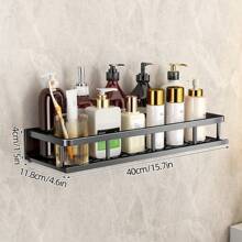 1件浴室置物架壁挂免打孔毛巾架收纳架适用于浴室/阳台/厨房，多功能家用收纳架 - 彩色 - 查看 8