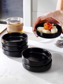 1/2/4 件 Ins 风格陶瓷圆形调味盘、简约纯色日式开胃菜盘、优质醋/蘸酱盘、家用蘸酱盘、番茄酱/沙拉酱盘、香薰烛台、节日装饰 - 彩色 - 查看 19