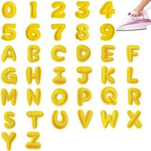 9/26/36/52 Mini Letters Patch, Cute And Mini, Is A High-Quality Auxiliary Material For DIY Decorating Clothing, Can Be Sewn And Ironed, Full Of Creativity, Used For Clothing, Bags, Shoes, Hats Decoration - 彩色 - 查看 25