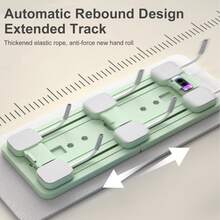 SIDIANBAN Pilates Board, Pilates Reformer Set, Multi-Purpose Foldable Pilates Reformer Board For Home, Pilates Equipment With Timer For Men, Women - 綠色 - 查看 5