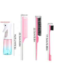 一套包含：美发梳 + 可重复灌装喷雾瓶，适用于美容护发、花园植物浇水、家居清洁消毒等用途 - A - 查看 6