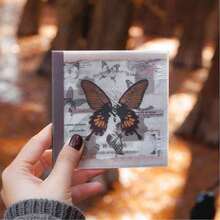 1 Confezione da 20 Fogli di Adesivi Vintage a Farfalla, Adesivi Decorativi per Scrapbooking, Adesivi Farfalla Fai-da-Te, Forniture per Scrapbooking per il Ritorno a Scuola