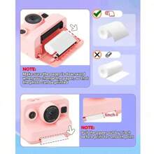 Camera Instant Print Refill For Instant Camera Thermal Printing White Non-Adhesive Photo Print Rolls For Study Notes Pictures DIY