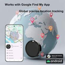 Inteligentny lokalizator GPS Bluetooth do Androida z funkcją śledzenia zgubionych przedmiotów i aplikacją Find My Device (Find Hub), lokalizatory Air Tracker dla Androida, lokalizator kluczy GPS do kluczy, toreb, bagażu, portfeli, walizek i zwierząt. Prezenty na powrót do szkoły. - Wielokolorowe - Zobacz 4