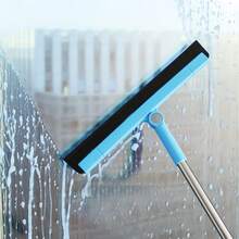 2pcs 35.43*14.96in Creative Removable And Rotatable Long Handle Floor Wet And Dry Magic Mop, Bathroom Glass Squeegee For Home Floor, Bathroom, Kitchen, Glass, Ceiling Mop, Holiday Gift, Birthday Gift - 藍色 - 查看 3