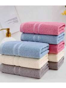 3pzs Toallas Suaves de Uso Facial 60x120cm, De Cabello, De Baño, De Camping, De Spa, De Viaje Y De Hotel, super absorbentes. - Multicolor - Ver 2