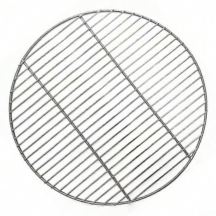 Outdoor Cooking Net, Stainless Steel Grill Grate, Even Heating, For Camping, Picnics, And Outdoor Cooking, Easy To Maintain (35 Cm).