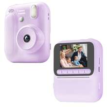 Kids Camera Instant Cameras That Print Photos,3-12 Year Old Girl Birthday 1080P HD Kids Digital Camera For Girls, Gifts Toy Camera For Kids With Print Photo Paper, Ideal Kids Toys Gifts For Boys & Girls 6-14 Age With 4 Rolls Print Paper,For 3 4 5 6 7 8 Year Old Girls Boy