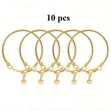 1/5/10/20/30/50 st. armband med ormbenskedja i guld/silver och hjärtformat karabinlås, lämpligt för gör-det-själv-armbandstillverkning, perfekt presentval - Armband - Visa 14