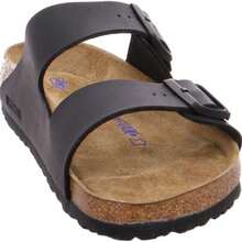 Birkenstock Unisex Arizona Sandals Soft Footbed - 黑色 Birko-Flor - 查看 5