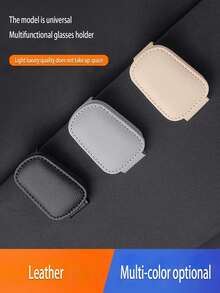 On-Board Eye Clip, Multi-Functional Car Sunglasses Holder, Sun Visor Car Glasses Holder, Car Sunglasses Box And Multi-Functional Storage Clip, Magnetic Sunglasses Clip, Bill Clip, Sun Visor Sunglasses Storage Device For Car Use, Which Can Effectively Protect Lenses, Can Clip Glasses, Sunglasses, Myopia Glasses, Reading Glasses, Suitable For Car Sun Visors, Office Computers, Study Desks, And Can Be Given As A Gift To Friends.