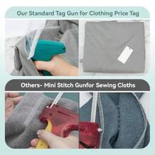 Tagging Gun For Clothing Tag Attacher Gun For Standard Retail Price Tag Tag Gun Kit With 5 Needles 1600 Pcs 2 Inch Barbs Fasteners Tagging Gun For Store Consignment Garage Yard ,Valentine's Day, Gifts For Your Loved One.