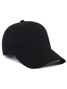 1 件男女通用简约休闲纯色棒球帽，轻便透气可调节弧形帽檐帽子，适合户外运动、通勤、徒步旅行、钓鱼，适合日常使用 - 棒球帽 - 查看 3