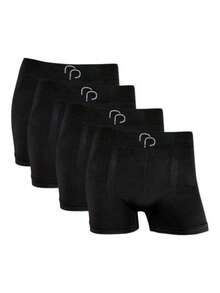 Rafa Parize Kit Of 4 Men's Boxer Briefs RP Original Adult Premium - Black - View 1