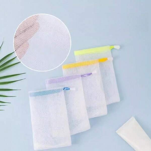 8-Layer Foaming Net, Foaming Net Handmade Soap, Foaming Net, Face Cleansing Artifact, Facial Cleanser, Foaming Net Soap1pcs