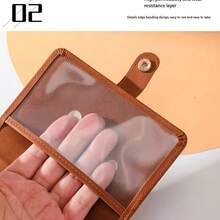 Multi-Purpose Passport Cover With Card Slots - Compact Travel Document Organizer & RFID-Blocking Holder - Black - View 5