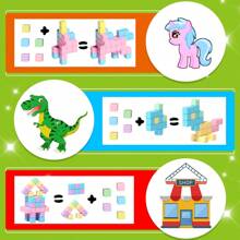 Magnetic Blocks For Boys Girls, Big Size Magnetic Cube Sensory Gift, Preschool Educational Building Blocks Set, Christmas, Random Color