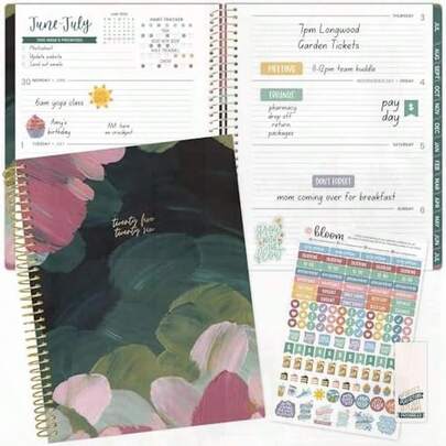 2025-2026 (8.5" X 11") Academic Year Day Planner - Weekly & Monthly Dated Agenda With Stickers & Tabs - Emerald
2025-2026 (8.5" X 11") Academic Year Day Planner - Weekly & Monthly Dated Agenda With Stickers & Tabs - Green
2025-2026 (8.5" X 11") Academic Year Day Planner - Weekly & Monthly Dated Agenda With Stickers & Tabs - Colorful
