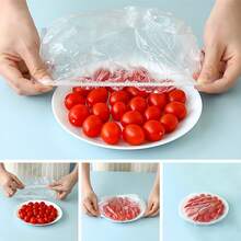 200pcs Reusable Stretch Silicone Lids, Food Wrap Covers, Fit Various Containers, Suitable For Leftovers, Grilling, Fruits & Vegetables - Multifunctional Sealing, Waterproof, Dustproof Stretch Film Covers For Kitchen, Refrigerator And Countertop Storage - Multicolor - View 10