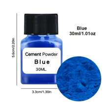 6 Colors Gypsum Cement Pigment Powder Set, 30ml/1.01oz Gypsum Pigment - Water-Based Coloring Agent For Gypsum, Epoxy Crafts And Jewelry Making, Powder Paint Pigment For Resin Crafting