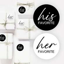 100/60 ملصق لأحبائه وأحبائها، ملصقات دائرية لامعة باللونين الأسود والأبيض، حشوات أكياس الترحيب بالعروس لحفل استقبال العروس وهدايا الزفاف