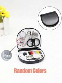 Portable Mini Sewing Box Small Sewing Kit Multifunctional Sewing Tool Combination Set - The Perfect Gift For Beginner Sewers: Sewing Kit - Foldable, DIY Sewing Supplies And Accessories, Designed Specifically For Travelers And Emergency Clothing Repairs! Mini Needle Thread Box New Home Simple Style Portable Small Needle Thread Pack Sewing Tool Combination Set Diy