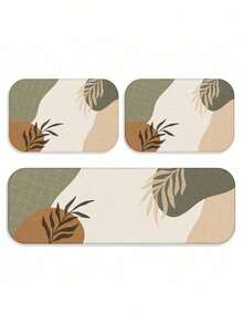 3-Piece Kitchen Rug – Elegant Runner And Rug Set - TPCOZ1324 - 查看 1