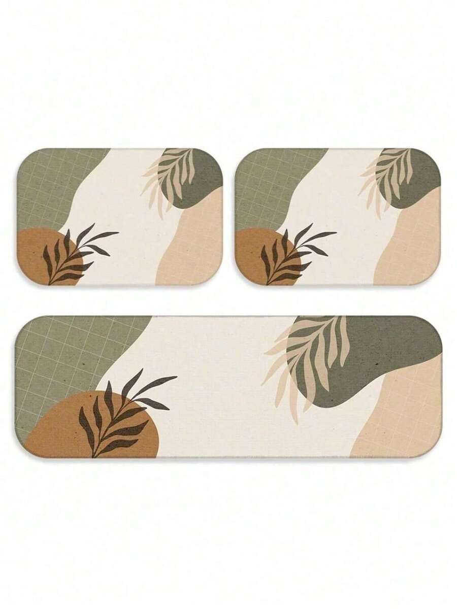 3-Piece Kitchen Rug – Elegant Runner And Rug Set - TPCOZ1324 - 查看 1
