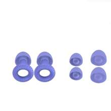 HUAK 1Pair Soft Silicone Ear Plugs Noise-Reducing – Reusable Earplugs - For Sleep, Deep Focus, Travel, Swim, Noise Sensitivity - Multicolor - View 17