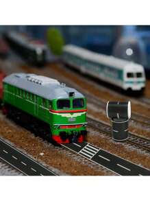 道路铁路胶带适用于玩具车轨道火车，非常适合学龄前儿童和小学生，激发创造力 - 彩色 - 查看 4