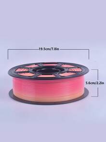 MXLX PETG 3D Printer Filament, 1.75mm, 1kg (2.2 Lbs), High-Precision, Strong, Odorless, Fluid, Moisture-Resistant 3D Printing Filament, Available In A Variety Of Rainbow Colors.