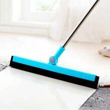 2pcs 35.43*14.96in Creative Removable And Rotatable Long Handle Floor Wet And Dry Magic Mop, Bathroom Glass Squeegee For Home Floor, Bathroom, Kitchen, Glass, Ceiling Mop, Holiday Gift, Birthday Gift - 藍色 - 查看 9