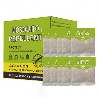 Mosquito Repellent Indoor Outdoor Patio, 10 Pack Natural Mosquito Repellant Pouches -  Mosquitoes Repellent For Yard Outside, Keep Mosquitoes Away From Camping Fishing