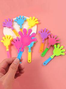 20PCS Mini Clapper Set Length 9.5 Cm / 3.74 Inches / Width 5 Cm / 1.97 Inches. It Is An Ideal Gift And Item For Festivals And Birthday Parties. Suitable For New Year Gifts, Christmas Stocking Gifts, - Multicolor - View 3