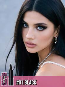 MISSLYN-Boss Babe Eyeliner Pencil, Eyeliner, Eyeliner And Eyeshadow 2-IN-1, Multiple-Use, Creamy Texture, Smoky Eyes Pencil, Matte Eyeliner Pencil, Blendable Smooth, Smooth Color Development, Highly Pigmented, Smudge-Able, Easy To Use, Beginner-Friendly, Precise Drawing, Smoky Makeup, Deep Eyes, Hazy Eye Makeup